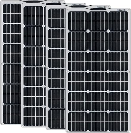 Xinpuguang 100w 12v Flexible Solar Panel 400w System Kits Solar Battery Charger Monocrystalline Module Cell 40a Charge Controller For Car Rv Boat
