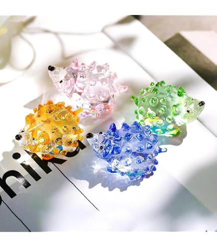 Zmoso 8pcs Mini Hedgehog Figurines - Cute Resin Car Dashboard Decor For Dashboard, Rear View Mirror, Interior Accessories - View #10