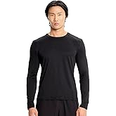 Cherokee Infinity Mens Long Sleeve Underscrub Top, Round Neck, Watch Slot Cuffs, Moisture Wicking 360 Stretch Fabric - IN608