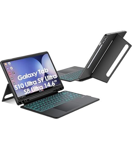 Amazon.com: Samsung - Galaxy Tab S9 Ultra Book Cover Keyboard Slim
