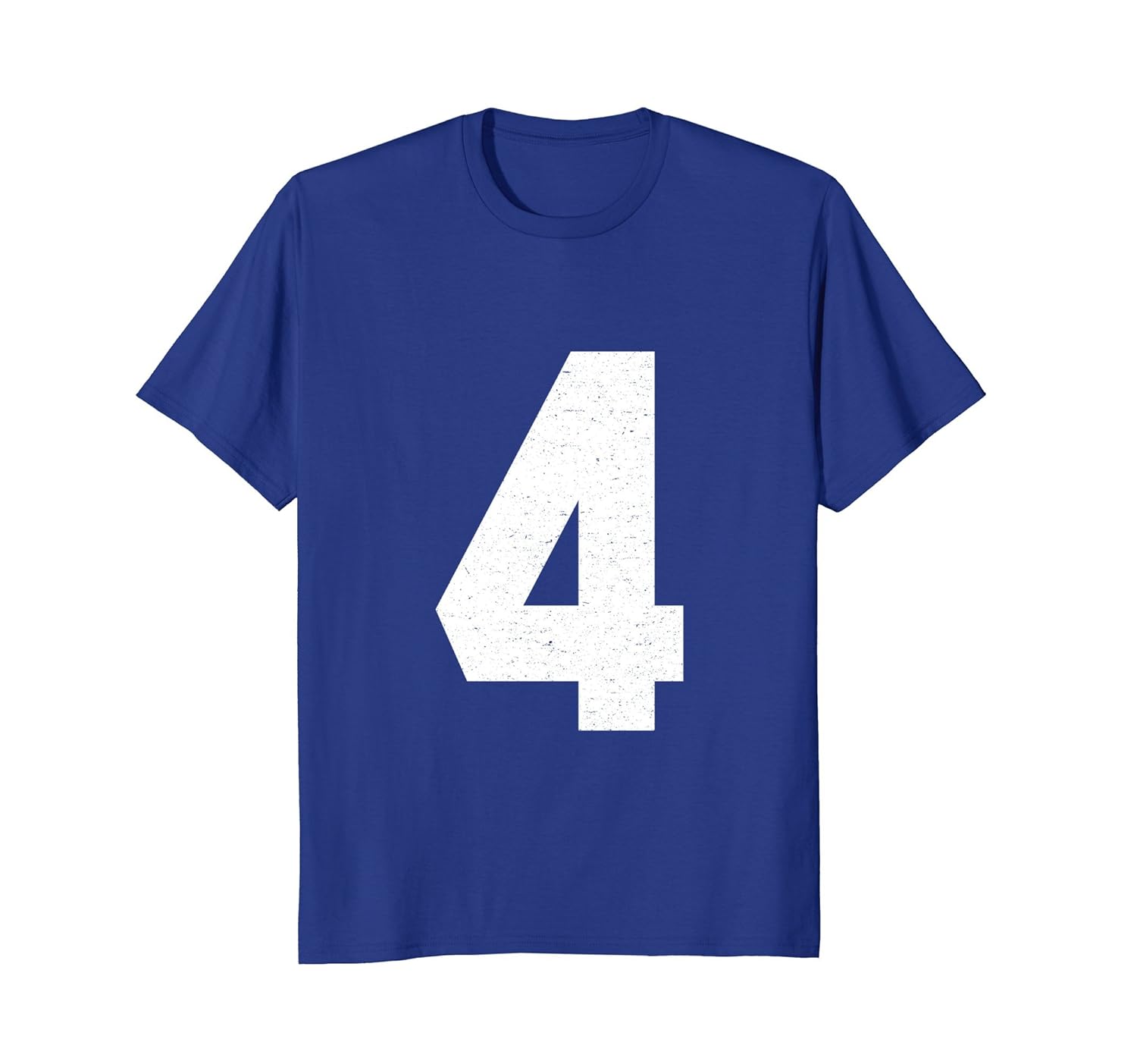 Jersey Number #4 Athletic Style Sports T-Shirt-anz