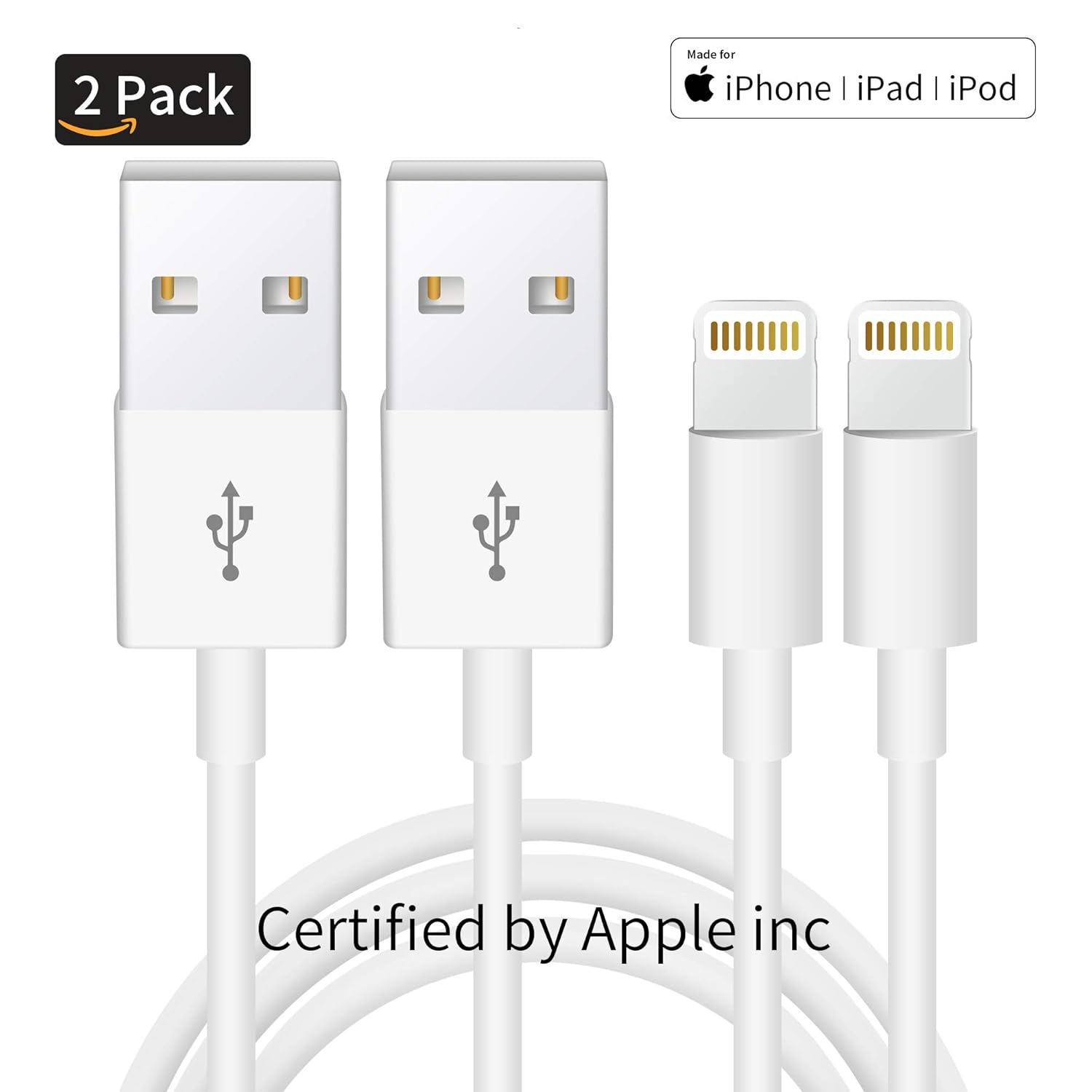 Best Certified Apple Lighting Cable Gold Plated