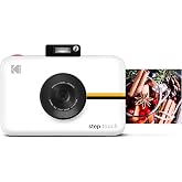Kodak Step Touch | 13MP Digital Camera &amp; Instant Printer with 3.5 LCD Touchscreen Display, 1080p HD Video - Editing Suite, Bluetooth &amp; Zink Zero Ink Technology | White