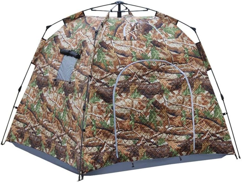 Bjzxz Winter Tent 4 Season Tent Camping Tent Instant Pop-up Stand-Alone 4 People Backpacking Climbing Fishing Ultralight Backpack Tent (Color : Multi-Colored, Size : 200X200X170cm)