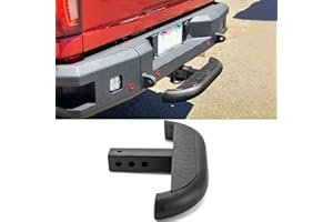 ROMELACK Towing Hitch Step No Slip for 2 Inch Receiver, Rear Bumper Guard Trailer Steps Compatible with Car/Truck/Vehicle
