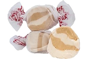 Taffy Town Saltwater Taffy- Peanut Butter | Gourmet | Nougat-Style Candy| Soft & Delicious| Sumer Snack Treats| Party Good Candies | 2.5 lbs