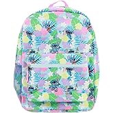 Disney Stitch All-Over Character Print 16" Backpack