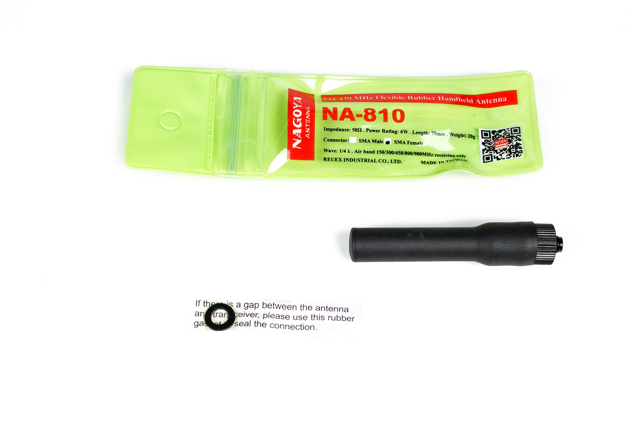 Nagoya NA-810 2.5-Inch Flexible VHF/UHF Antenna SMA-Female For BaoFeng & BTECH Radios