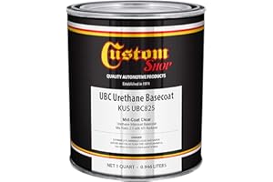 Custom Shop Mid-Coat Clear for Flake/Pearl Intercoat Clear Auto Paint Quart