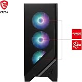 MSI MAG FORGE 320R AIRFLOW Mid-Tower PC Case ATX RTX 40 Support ARGB Filters view 2