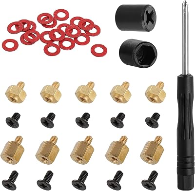 FandWay M.2 Screws Kit for Asus M.2 NVMe Standoff and Screws (5 Sets)