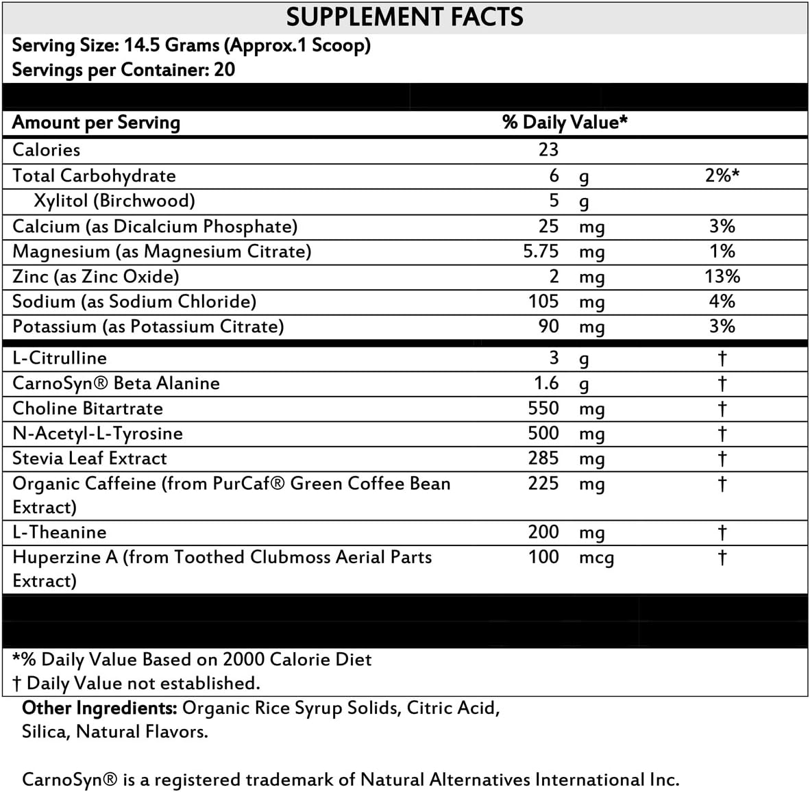 pHierce Fuel All Natural Pre Workout Energy Powder with Beta Alanine and Xylitol - Keto Friendly Athlete-Grade Formula with No Artificial Sweeteners or Banned Subtances, Cherry Limeade, 20 Servings: Health & Personal Care