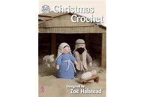 King Cole Christmas Crochet Book 3 - Amigurumi Nativity Scene Garland Baubles Wreath Penguin & More
