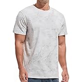 VEIISAR Men's Crew Neck T Shirt - Fitted Elastic Tees Fresh Print Tshirts - Pattern & Color 20+
