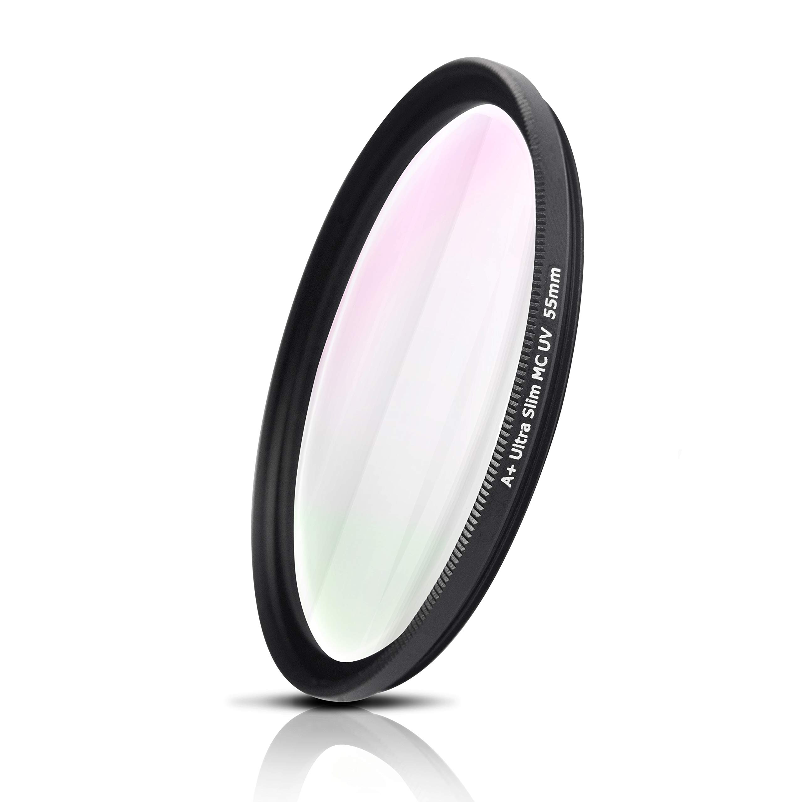 UV Protection Photography Filter for Camera Lenses, MRC12, Optical Glas from Japan, Nano Coatings, Ultra-Slim, Weather-Sealed. Compatible with Sony Nikon Fujifilm Olympus Sigma Tamron Pentax (55mm)