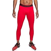 Nike Pro Dri-FIT Men's 3/4 Tights (Small Tall, Univeristy Red/Black/Black)