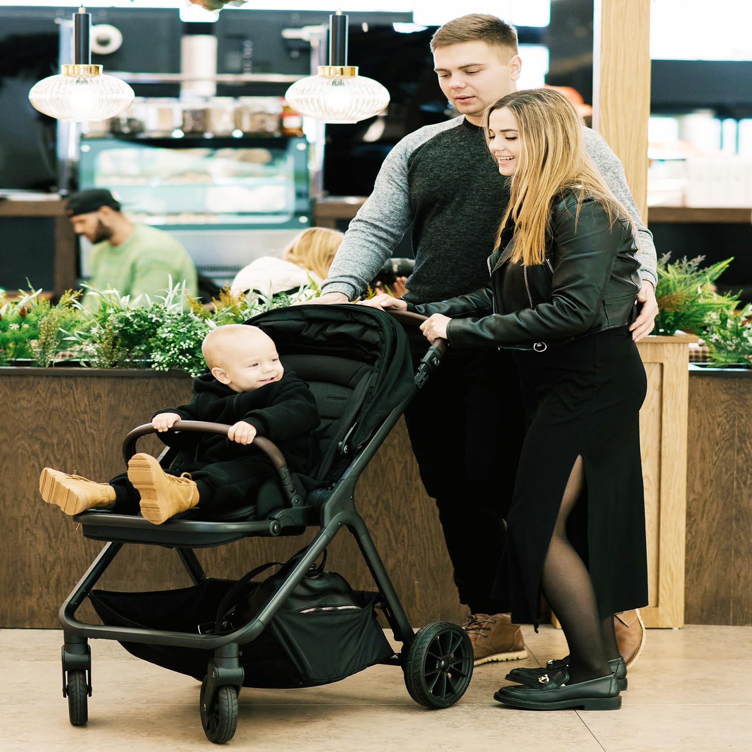 Compact Stroller EMU - Lightweight Baby Strollers, Portable and Foldable Travel Stroller with Adjustable Handle Canopy