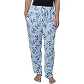 Disney Womens Lounge Pants Pajama Bottoms All Over Print Cotton