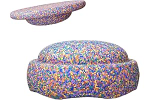 Balance Stepping Stones - Kids River Blocks, Stackable Training Equipment| Home Kindergarten Garden Lawn Obstacle Course Toy,