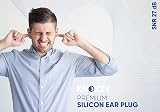 KNOXZY Silicone Ear Plugs Re-Usable Waterproof Noise Cancelling Blue Pack of 3 view 5