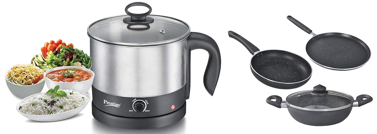 Buy Prestige PMC 1.0 Induction Base Granite Multi Cooker And Cookware 3