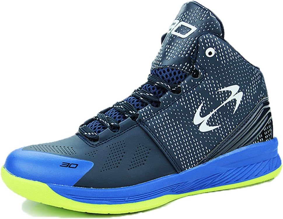 Men's Basketball Shoes Outdoor Sports Shoes (9.5-US, navy blue)