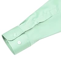J.VER Men's Dress Shirts Solid Long Sleeve Stretch
