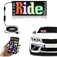 sasecgo Light Signs for Car | Programmable LED Car Sign | Flexible LED Advertising Sign | Bluetooth APP | Custom Editor Animations/Text/Graffiti