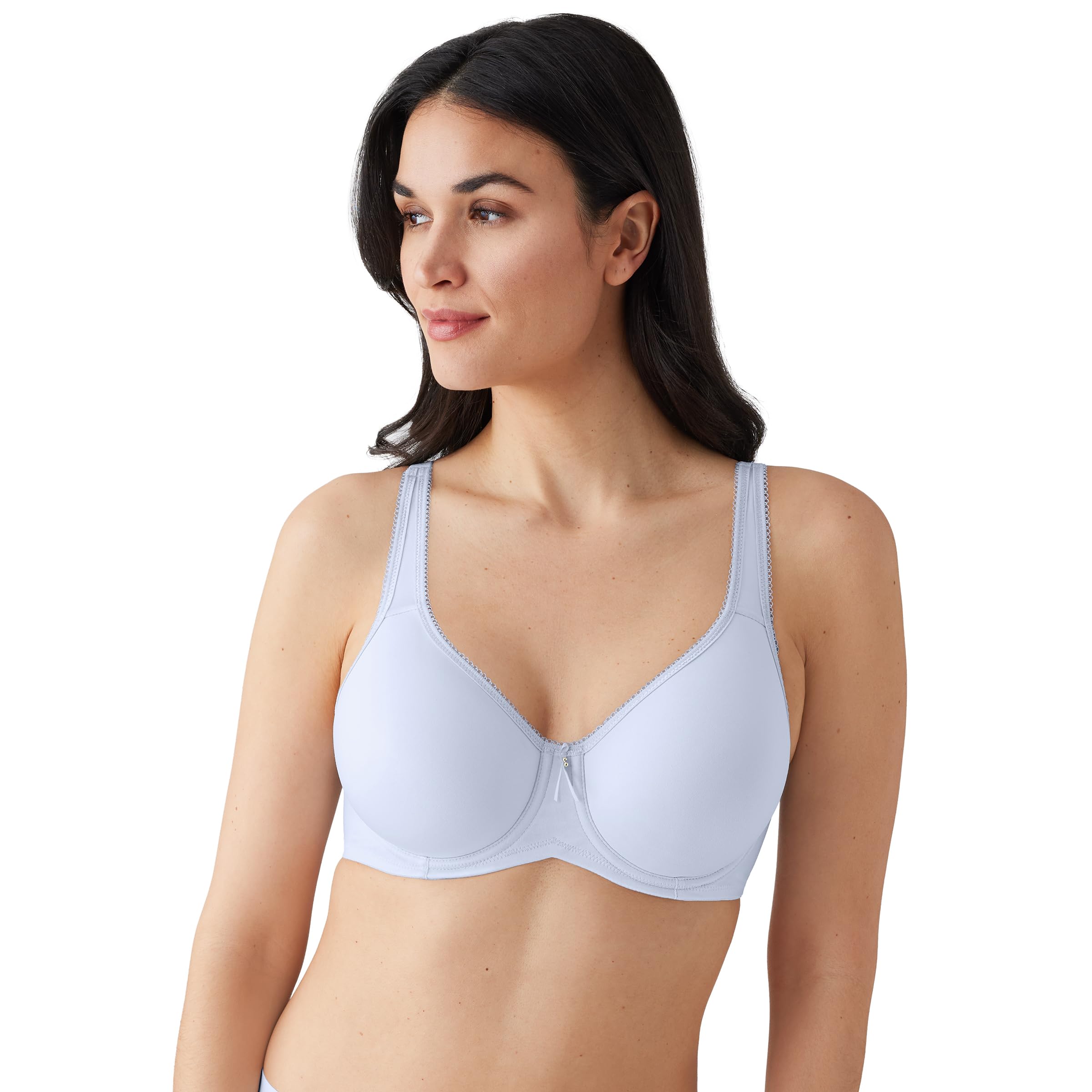 Wacoal Women’s Basic Beauty Lightly Padded Underwire Full Coverage T-Shirt Bra, 853192, Ancient Water, 38D