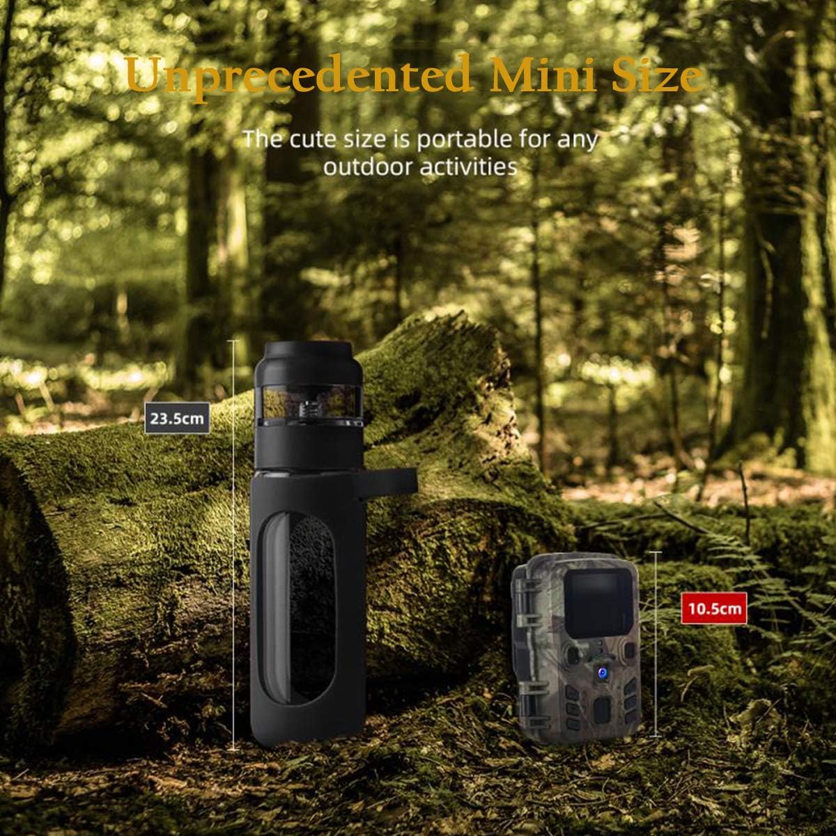 Suntekcam Mini Trail Camera 12MP 1080P 0.3s Trigger Speed Hunting Cams with Night Vision Motion Activated for Wildlife Monitoring Waterproof: Electronics