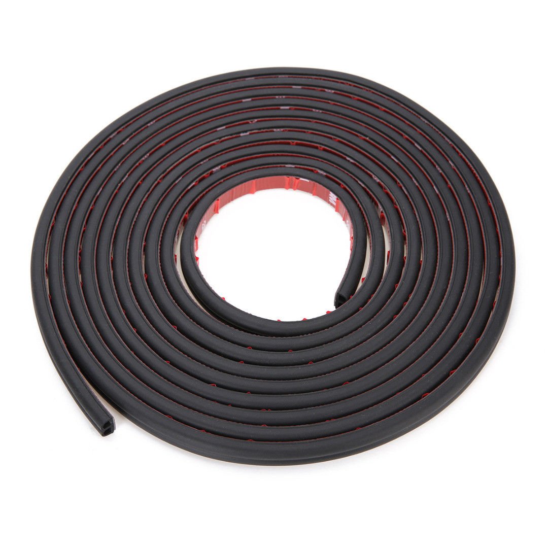Stick&Seal[R] B-Shape for Cars, Door Seal Strip for Cars, SUV and Other Vehicles with 3M Tape (4 x 4 Meters Strips = 16 Meters)