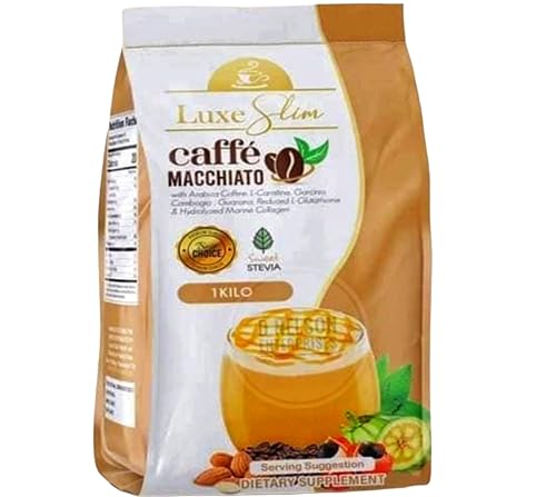 Luxe Slim Cafe Macchiato with Hydrolyzed Collagen & Glutathione 1 Kilo in  Kenya | Whizz Collagen