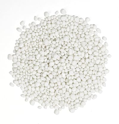 T4U Tumbled Chips Stones Crushed White Gravels 2LB Natural Rock Pebbles