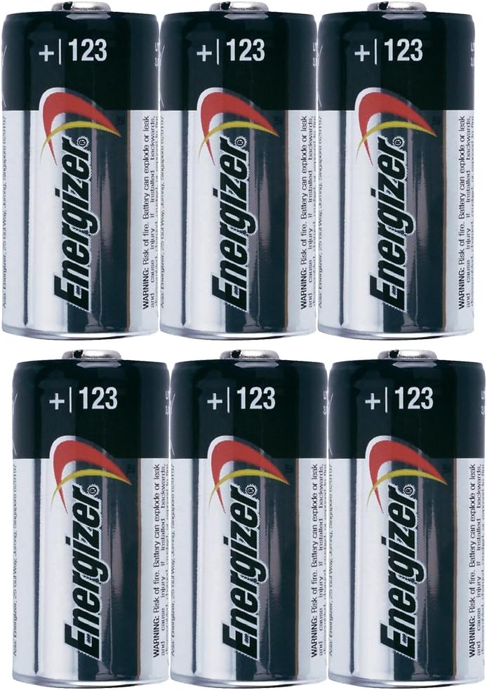 Energizer Photo Battery 123, 6-Count Bulk