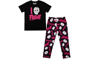 Bioworld Friday the 13th I Love Friday Womens Sleep Lounge Pajama Set
