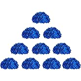 BLOSMON Hydrangea Artificial Flowers Ball Centerpieces 10 Pcs Fake Flowers Royal Blue Silk Hydrangea Flower Balls Faux Hydrangeas Floral Arrangements Bouquet for Wedding Home Room Table Decoration