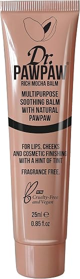 Dr. PAWPAW Rich Mocha Balm 25ml - Hydrating Lips, Skin, Hair, Cuticles - Natural view 1