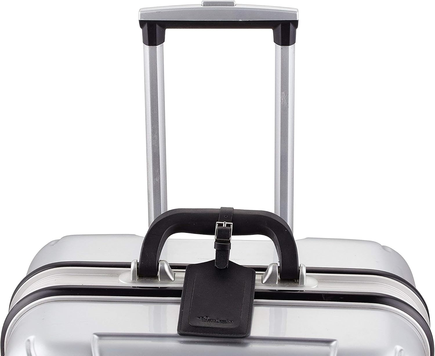  | Travelambo Leather Luggage Bag Tags (Black) | Luggage Tags