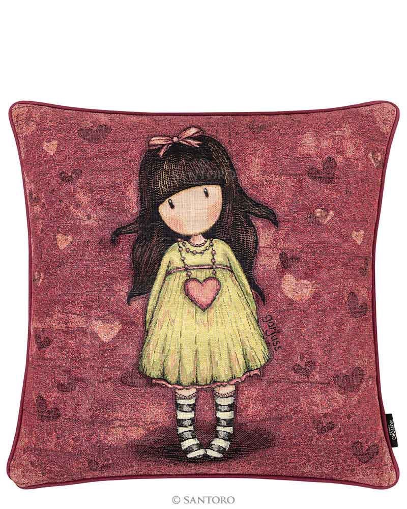 Santoro Gorjuss Cojin con relleno Reversible Heart 50 x 50 ...