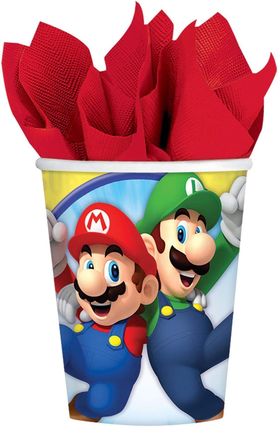 Vaisselle Cuisine Maison Nappe De Serviette Mario Plate Cup Mario Party Supplies Pack De Vaisselle Pour Le Joyeux Anniversaire De Super Mario Bros Brothers 16 Kit