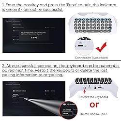 Wireless Controller Keyboard for PS5/PS5