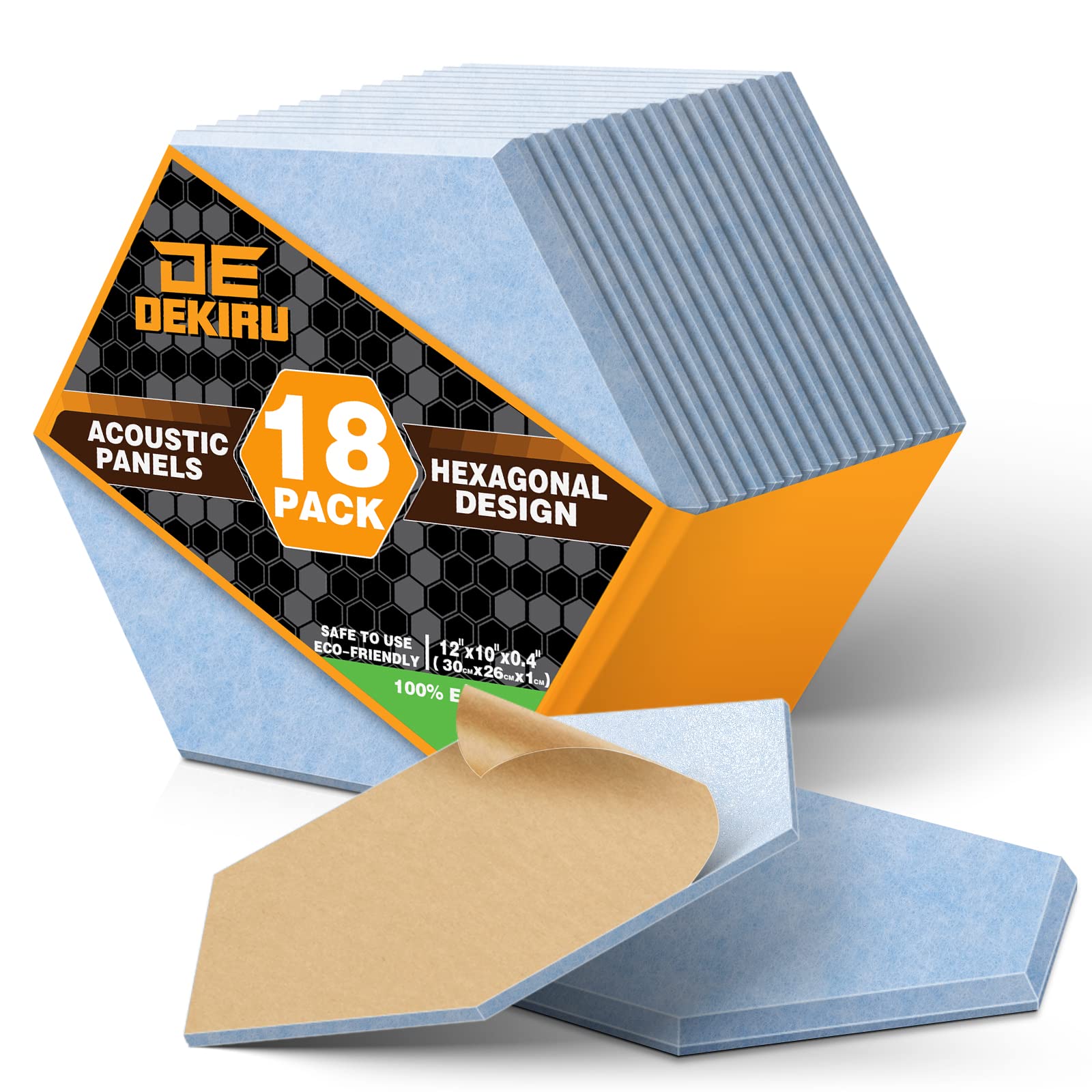 DEKIRU Self Adhesive Soundproof Foam Panels 18