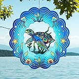 Wind Spinners 3D Sea Turtles Metal Wind Spinners 12