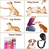 Bestomrogh 8 Pack Dog Training Clicker with Wrist Strap Multi-Color Training view 4