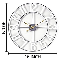 Sorbus Large Wall Clock for Living Room Decor