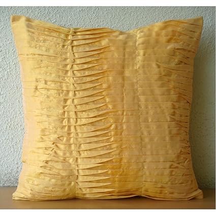 Amazon Com Designer Mango Yellow Euro Shams 26 X26 Euro Pillow