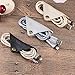 Amusent Cord Organizer Cord Taco Headphone Wrap Leather Wire Organizer Fastening Cable Ties Straps for Earbud Cable Organizer Genuine Leather (3 in 1 Packaging)