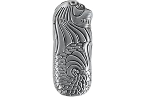 VILLCASE Explosion Lighter Housing Metal Lighter Case Vintage Animal Stamped for Valentine's Day