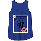 Amazon Com Womens Chapter 41 Years 41st Happy Birthday Lips Girls Women Gift T Shirt Clothing