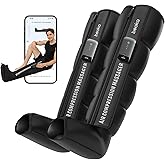 beoka Leg Massager for Circulation and Pain Relief, Leg Recovery System for Fast Recovery, Cordless Air Compression Boots with 3 Modes 5 Intensities for Athletes Runners and Travelers-S